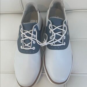 Women FOOTJOY White and Blue Golf Shoes